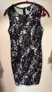 lot 60537 image: Mossimo Abstract Print Bodycon Dress Size M - Retail $8