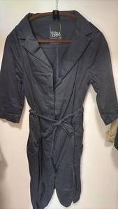 lot 60540 image: Annette Gortz Black Trench Coat with Belt - Retail $75
