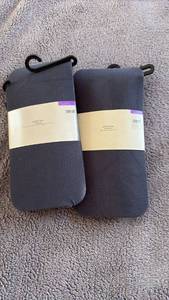 lot 60542 image: Merona Womens Gray Opaque Tights 2-Pack Size X2X - Retail $8