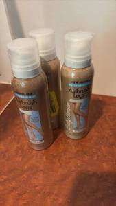 lot 52110 image: Sally Hansen Airbrush Legs Spray-On Leg Makeup set of 3 - Retail $8