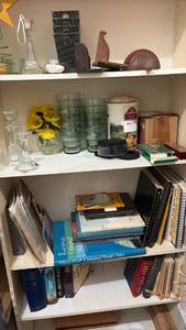 lot 52124 image: Mixed Household Items Collection Including Books Glassware and Kitchen Accessories - Retail $25