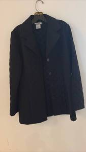 lot 52173 image: A. BYER Black Polyester Blazer Jacket - Retail $15