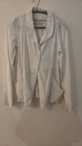 lot 52176 image: White Cotton Button-Down Dress Shirt - Retail $15