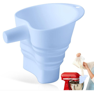 lot 2624 image: Silicone Flour Funnel Kitchen Aid Helper