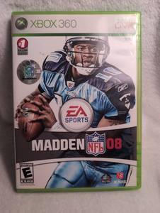 lot 2634 image: Madden NFL 08 Xbox 360 Game