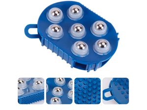 lot 2664 image: Blue Massage Roller with Steel Balls