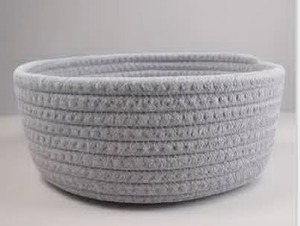 Woven Cotton Rope Storage Basket&nbsp;