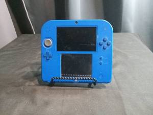 lot 3466 image: Nintendo 2DS Blue Handheld Gaming Console
