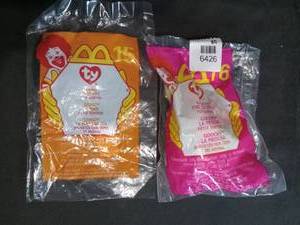 lot 3474 image: McDonalds Happy Meal Ty Beanie Babies Collection