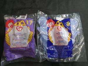 lot 3476 image: McDonalds Ty Beanie Baby Flutter the Butterfly Happy Meal Toy