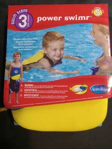 lot 3484 image: Swim Steps Power Swimr Step 3 Child Swimming Aid