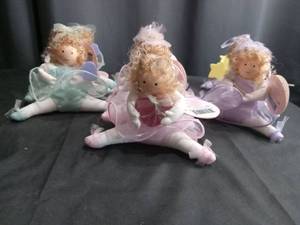 lot 3524 image: Russ Teacup Fairy Dancer Dolls Set