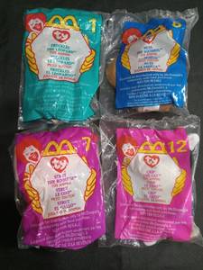 lot 3533 image: McDonalds TY Beanie Baby Happy Meal Toys Collection
