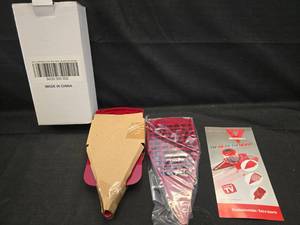 lot 3173 image: Pro-V Premium Mandoline Slicer Extra Blades Set - Red