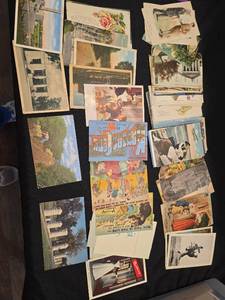 lot 4210 image: Mixed Postcard Collection with Correspondence