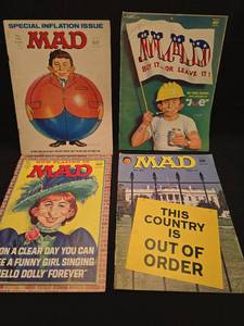 lot 4232 image: MAD Magazine 1971 Issues Collection