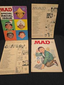 lot 4241 image: 1967 MAD Magazine Issues #111 and #112 Collection