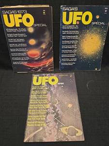 lot 4246 image: Sagas UFO Special and Report Magazines 1970s Collection