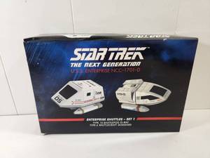 lot 87 image: Eaglemoss Star Trek TNG Enterprise Shuttles Set 1 Hero Collector Models New