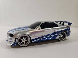 lot 121 image: Fast & Furious Nissan Skyline GT-R R34 RC Car