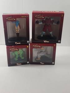 lot 163 image: Street Fighter Action Figure Collection Set of 4