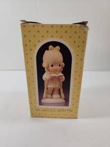 lot 189 image: Precious Moments He Walks with Me Figurine in Original Box