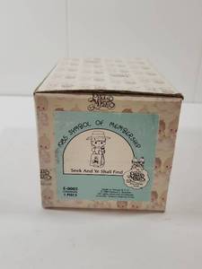 lot 190 image: Precious Moments Seek And Ye Shall Find Figurine E-0005