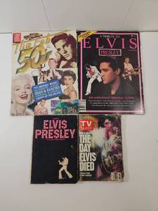 lot 205 image: Elvis Presley Magazine Collection Bundle