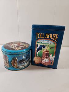lot 212 image: Vintage Tin Container Set