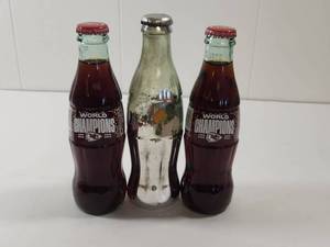 lot 224 image: Kansas City Chiefs World Champions Coca-Cola Bottles Collection With Babe Ruth Bottle