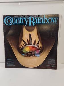 lot 236 image: Country Rainbow LP Vinyl Record - 14 Top Country Hits