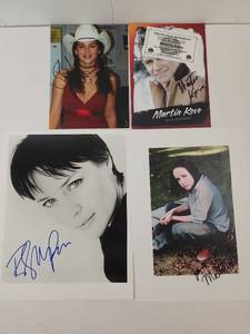 lot 245 image: Celebrity Hand Signed Photograph Collection