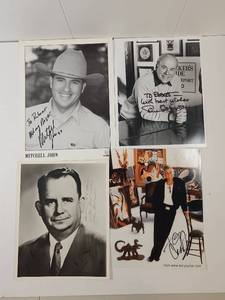 lot 248 image: Celebrity Signed Photograph Collection Hand Signed Tom Conway Tony Curtis