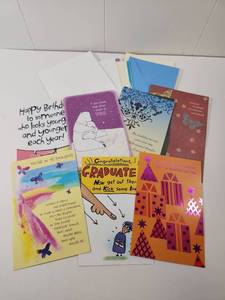 lot 256 image: Assorted Greeting Cards Collection with Envelopes