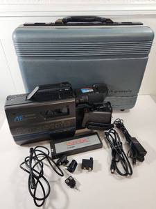 lot 266 image: Panasonic OmniMovie VHS HQ Camcorder with Carrying Case and Accessories