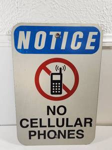 lot 276 image: No Cellular Phones Prohibition Sign