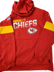 lot 305 image: Kansas City Chiefs Nike Dri-FIT Red Hoodie XL