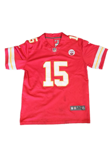 lot 309 image: Kansas City Chiefs Patrick Mahomes #15 NFL Football Jersey Youth LG