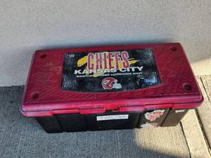 lot 313 image: Kansas City Chiefs NFL Tote Bin