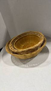 lot 2031 image: Wicker Baskets Set