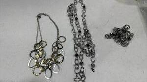 lot 2301 image: Necklaces and a bracelet