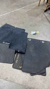 lot 2407 image: Lexus RX Floor Mats Set - Carpet and All Weather Mats