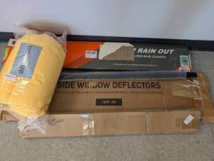 lot 3 image: Car Window Deflectors and Rain Guards Set - Retail $118