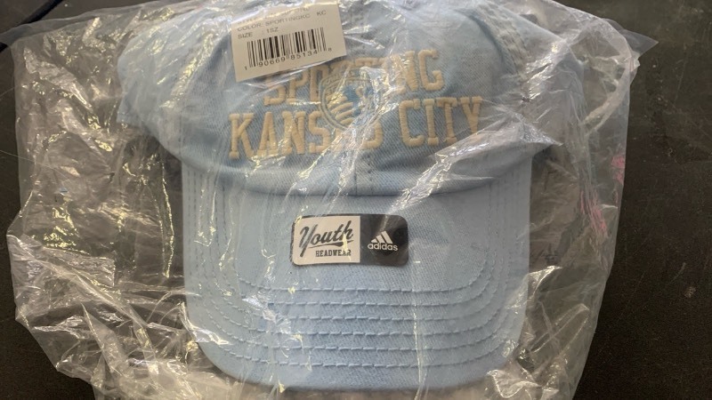 lot 505 image: Adidas Sporting KC Kansas City Youth Cap