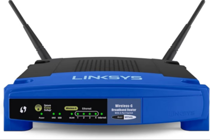 lot 615 image: Linksys WRT54G Wireless-G Router