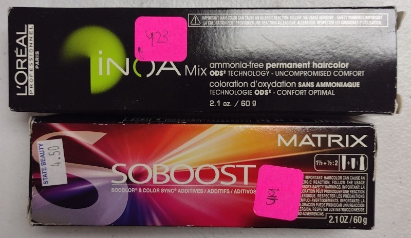 lot 629 image: Matrix Professional Hair Color Set - INOA and Soboost
