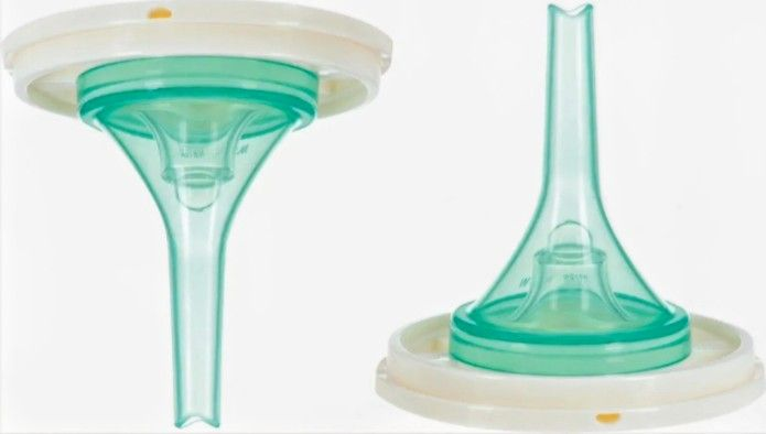 lot 613 image: Dr. Talbots Silicone Anti-Colic Bottle Replacement Valves - 5 oz Anti Colic Baby Bottle - Feeding Supplies for Newborn - (2-Pack) Replacement Venting System
