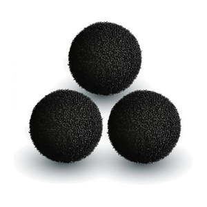 lot 255 image: Grand Fusion - Pet Hair Lint Remover Dryer Nylon Balls for Laundry Cloth Care Soften- Black Set of 6