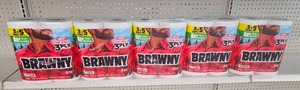 lot 536 image: 10 Rolls Brawny Family Size Tear-A-Square Paper Towels 25 Regular Rolls.