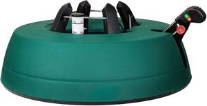 lot 582 image: Leejec Christmas Tree Stand with Water Reservoir, Fast Clamped 10 Ft Real Tree with 5.5 Diameter, Water Level Indicator Equipped, No Assembly Required